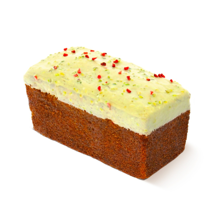 Cake pistache & framboise, sans gluten