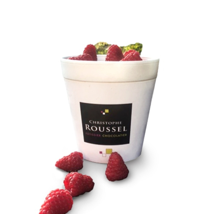 Raspberry sorbet