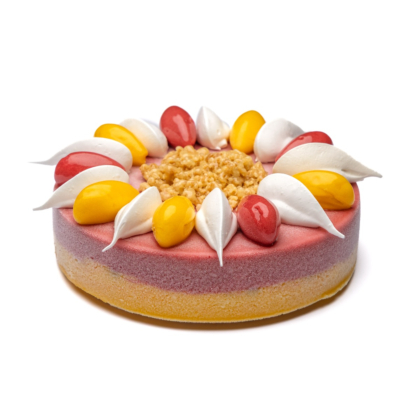 Entremets glacé Mangue et Framboise