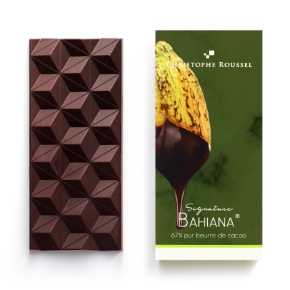 Tablette chocolat d'exception Bahiana 67%