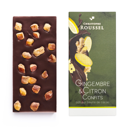 Tablette de chocolat Citron & Gingembre