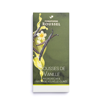 Tablette de chocolat blanc à la vanille