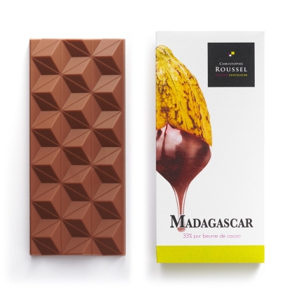 Tablette de chocolat premium Madagascar 33%