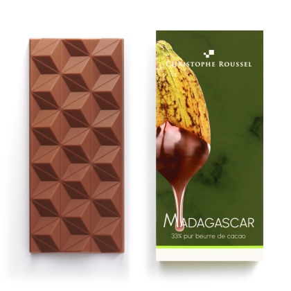 Tablette de chocolat premium Madagascar 33%