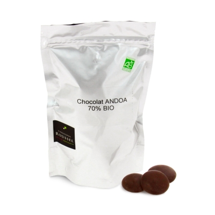 Chocolate drops from Peru 70%, bio