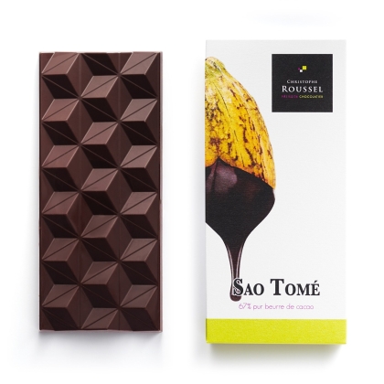 Tablette chocolat d'exception Sao Tomé 67%