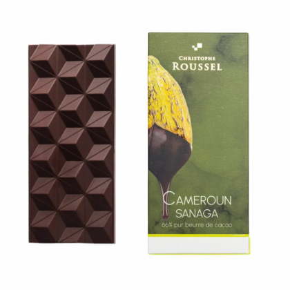Tablette de chocolat Cameroun "Sanaga" 66%